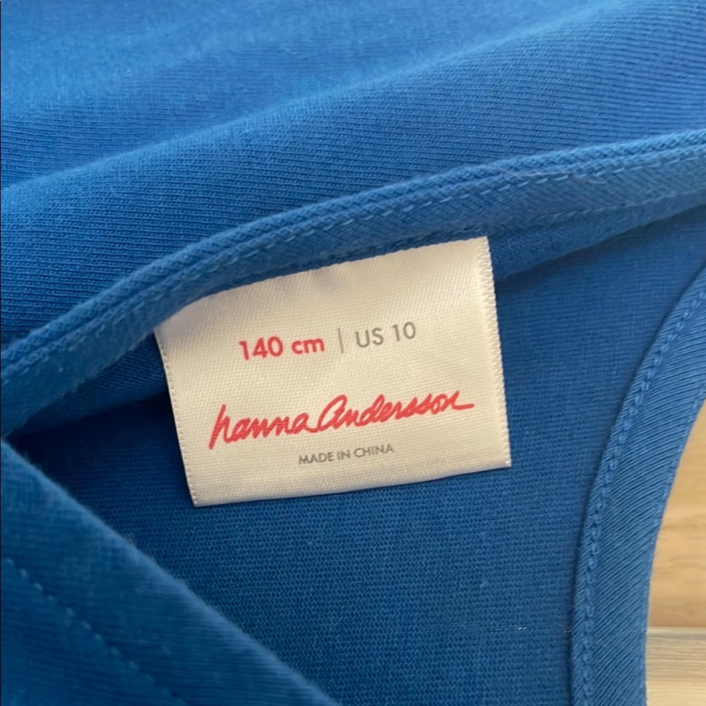 2 for $20 Blue Floral Kids Dress from Hanna Andersson size 10 - Picture 3 of 5